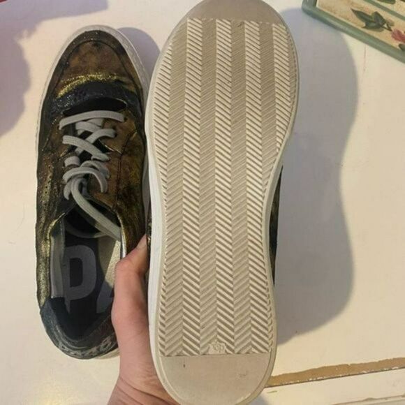 P448 Spacelow Monet Gold Sneakers - Picture 7 of 7